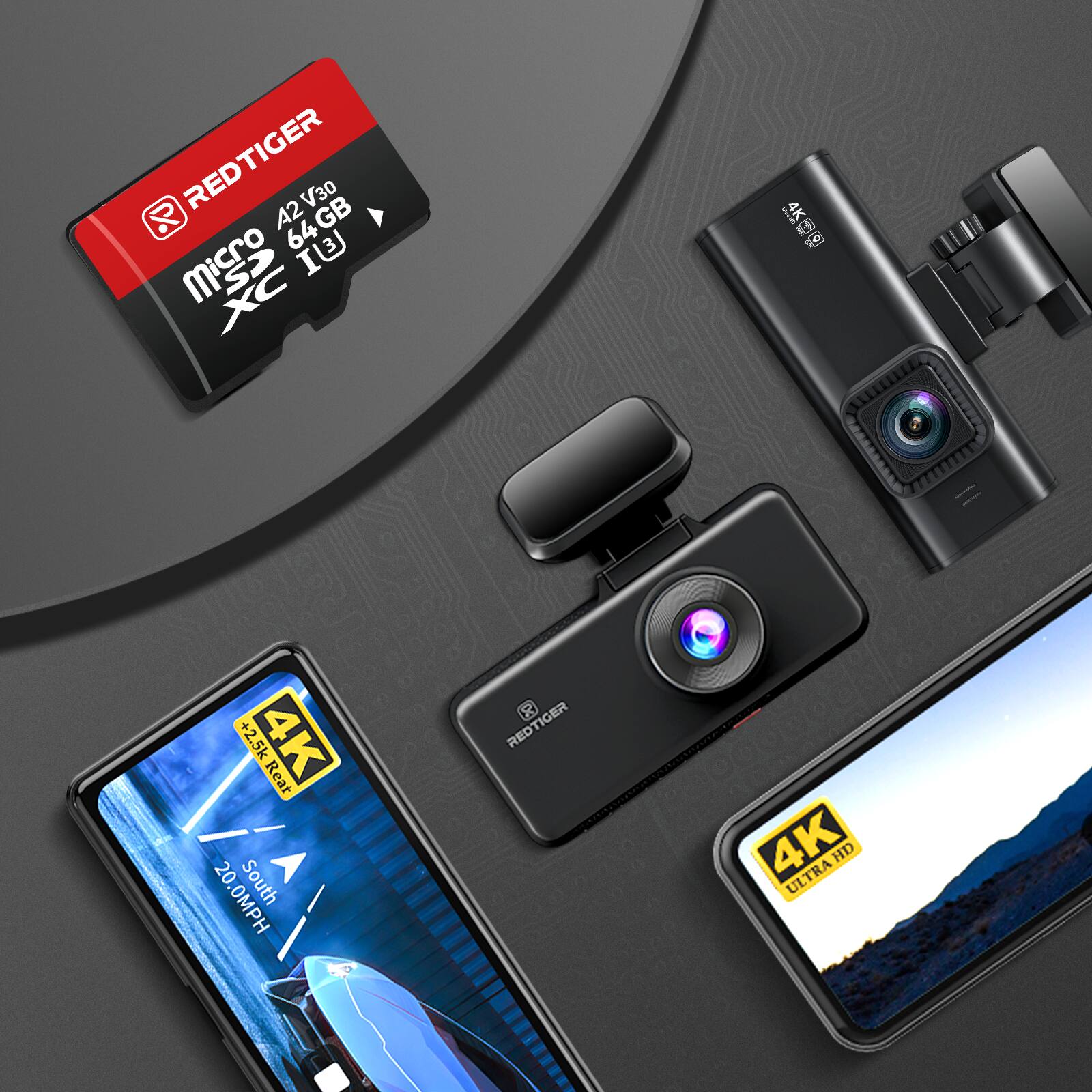 REDTIGER V30 A2 64GB Micro SDXC ILS 4K ULTRA HD