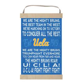 Jardine - UCLA Bruins 12'' x 20'' Fight Song Banner Sign - Blue