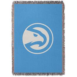 Chad & Jake - Atlanta Hawks Woven Blanket - Blue