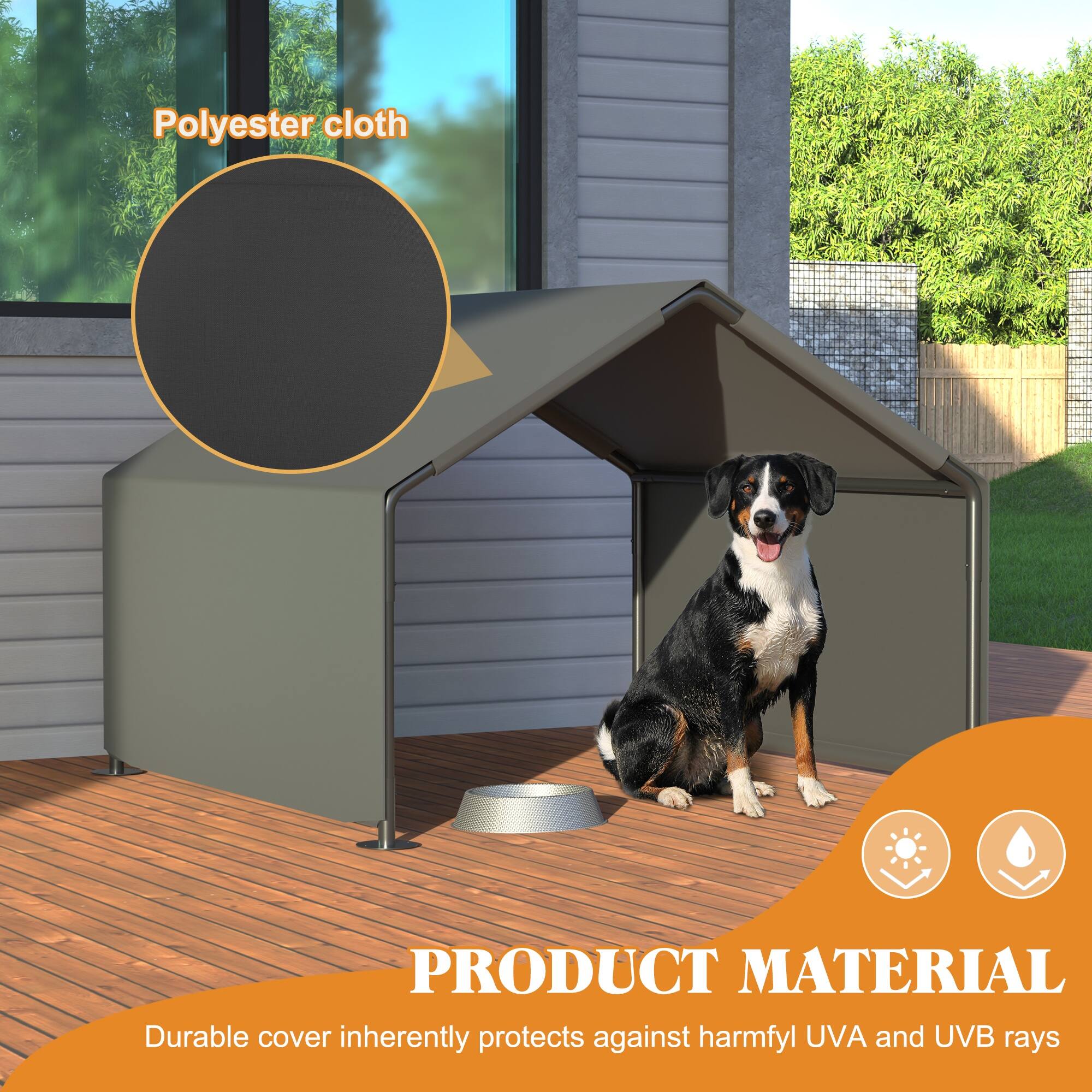 Polyester cloth

PRODUCT MATERIAL

Durable cover inherently protects against harmful UVA and UVB rays