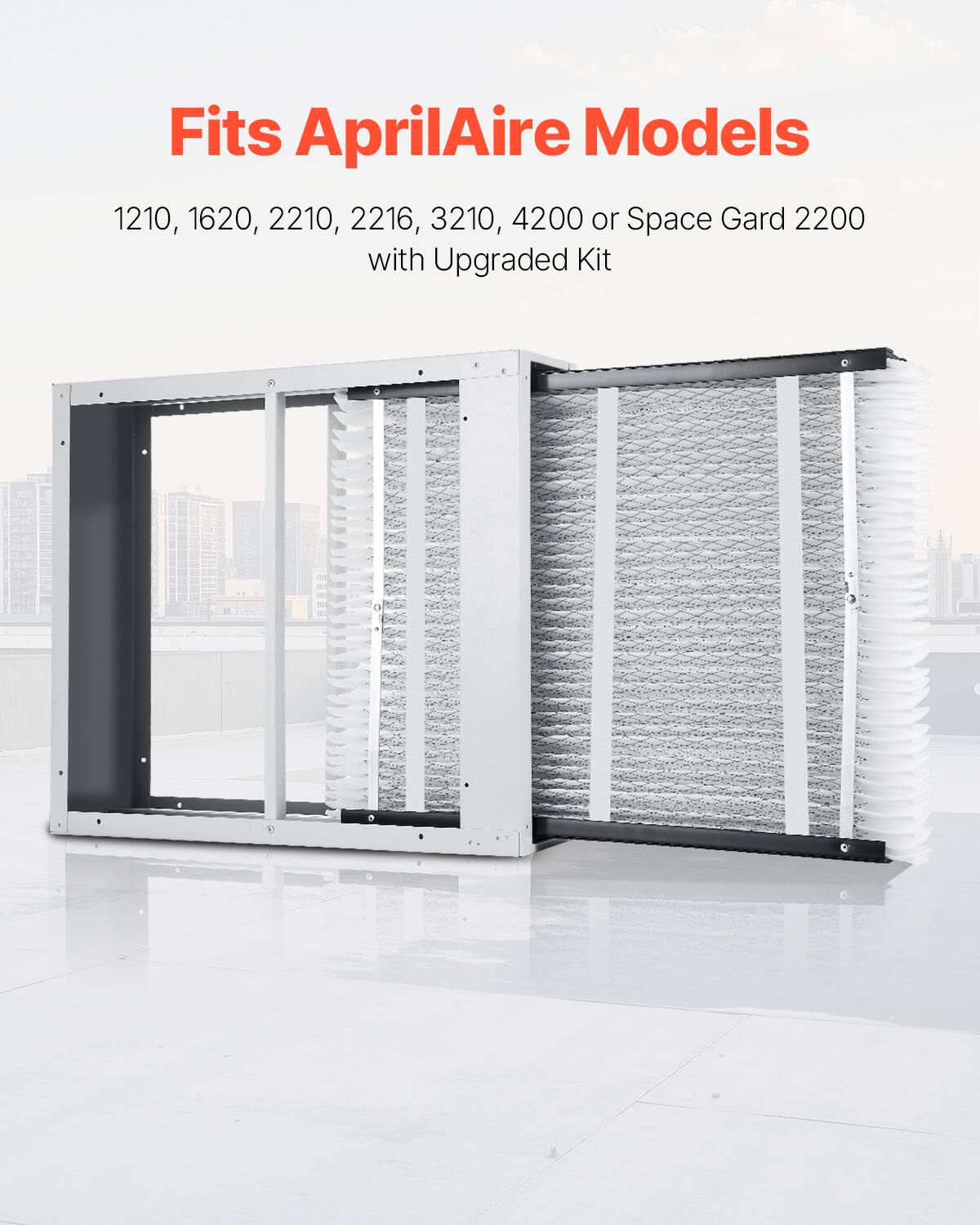 Fits AprilAire Models

1210, 1620, 2210, 2216, 3210, 4200 or Space Gard 2200 with Upgraded Kit