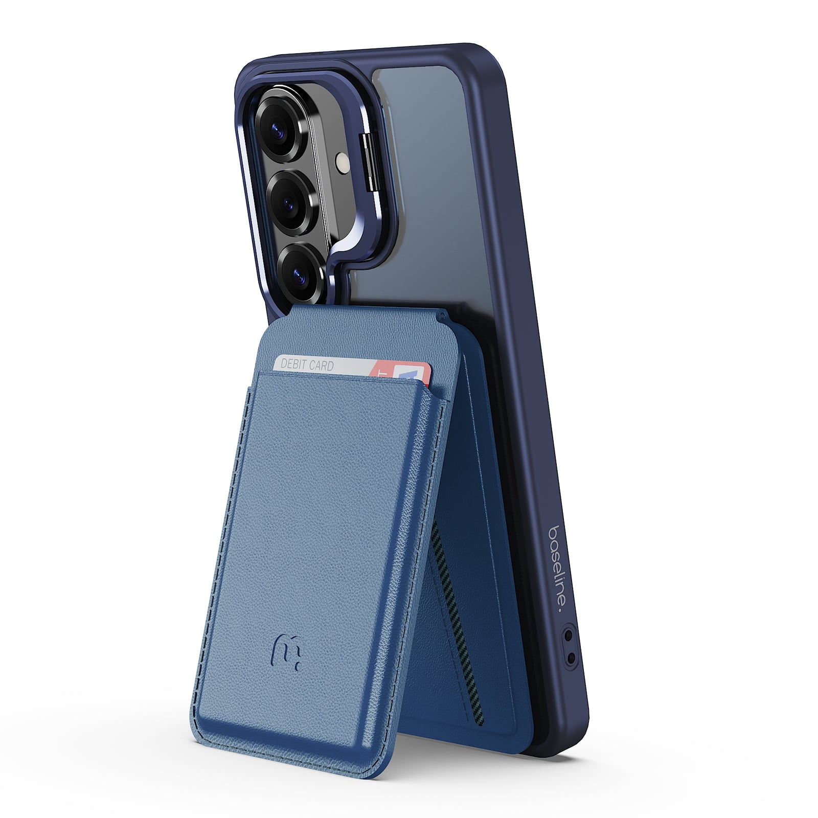 BASELINE - InFrame MagSafe Case with Kickstand + MagStash Wallet Folio for Samsung Galaxy S26 Plus - Cobalt / - Blue