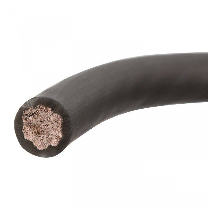 Back. NVX - XW0GR5 100% Tinned OFC Power and Ground True AWG Wire (Gray, 0 Gauge 5ft).