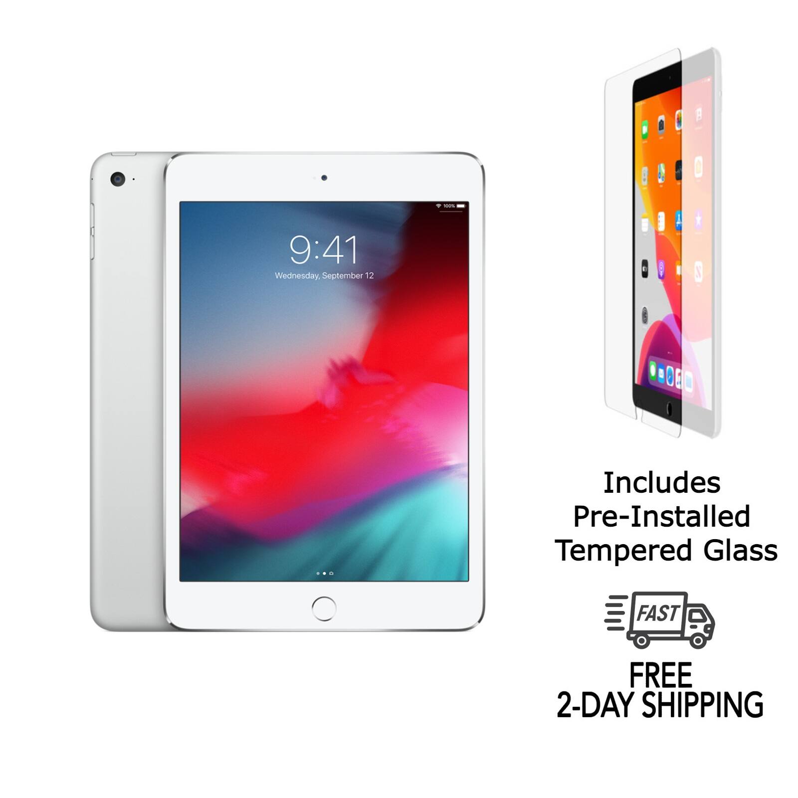9:41 Wednesday, September 12

Includes Pre-Installed Tempered Glass

FAST FREE 2-DAY SHIPPING