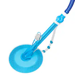 Winado - 16.5in Portable Automatic Pool Vacuum Cleaner with 10 Hose-32.8FT for Indoor Outdoor Above-Ground Inground Swimming Pool - Blue