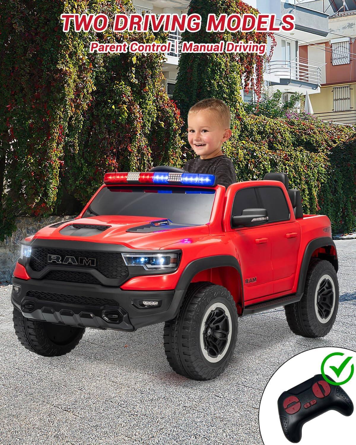 TWO DRIVING MODELS  
Parent Control: Manual Driving