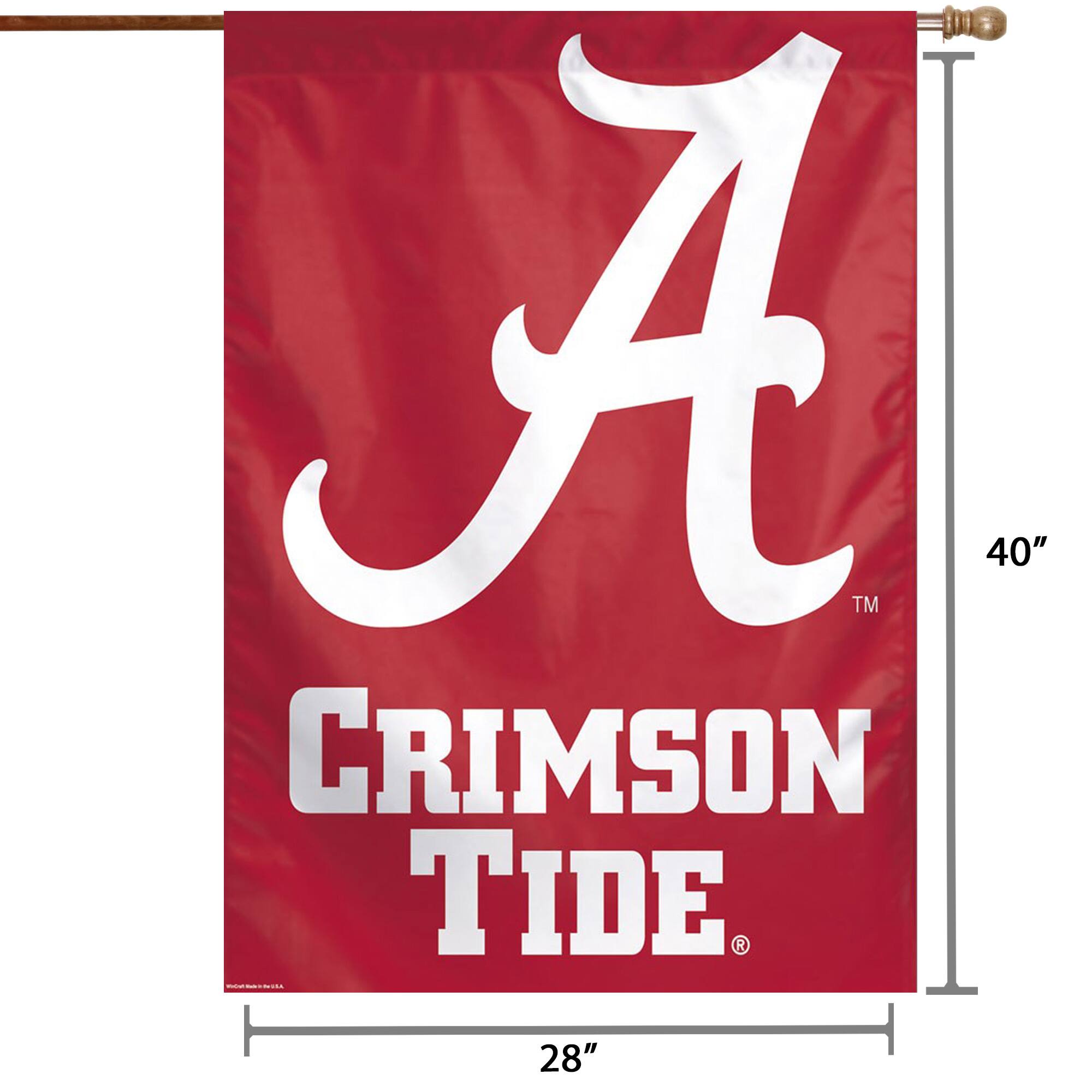A TM 40" CRIMSON TIDE. R 28"
