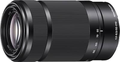 Sony 55 210mm f/4.5 6.3 Telephoto Zoom Lens for Most Alpha E Mount Sony 55 210mm f/4.5 6.3 Telephoto Zoom Lens for Most Alpha E Mount