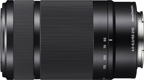 Sony 55-210mm f/4.5-6.3 Telephoto Lens for Most Alpha E-Mount 
