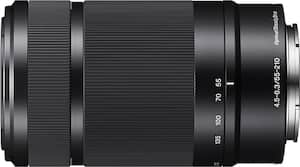 Sony - 55-210mm f/4.5-6.3 Telephoto Zoom Lens for Most Alpha E-Mount Cameras - Black