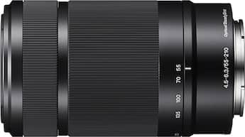 Sony 55 210mm f/4.5 6.3 Telephoto Zoom Lens for Most Alpha E Mount Sony 55 210mm f/4.5 6.3 Telephoto Zoom Lens for Most Alpha E Mount