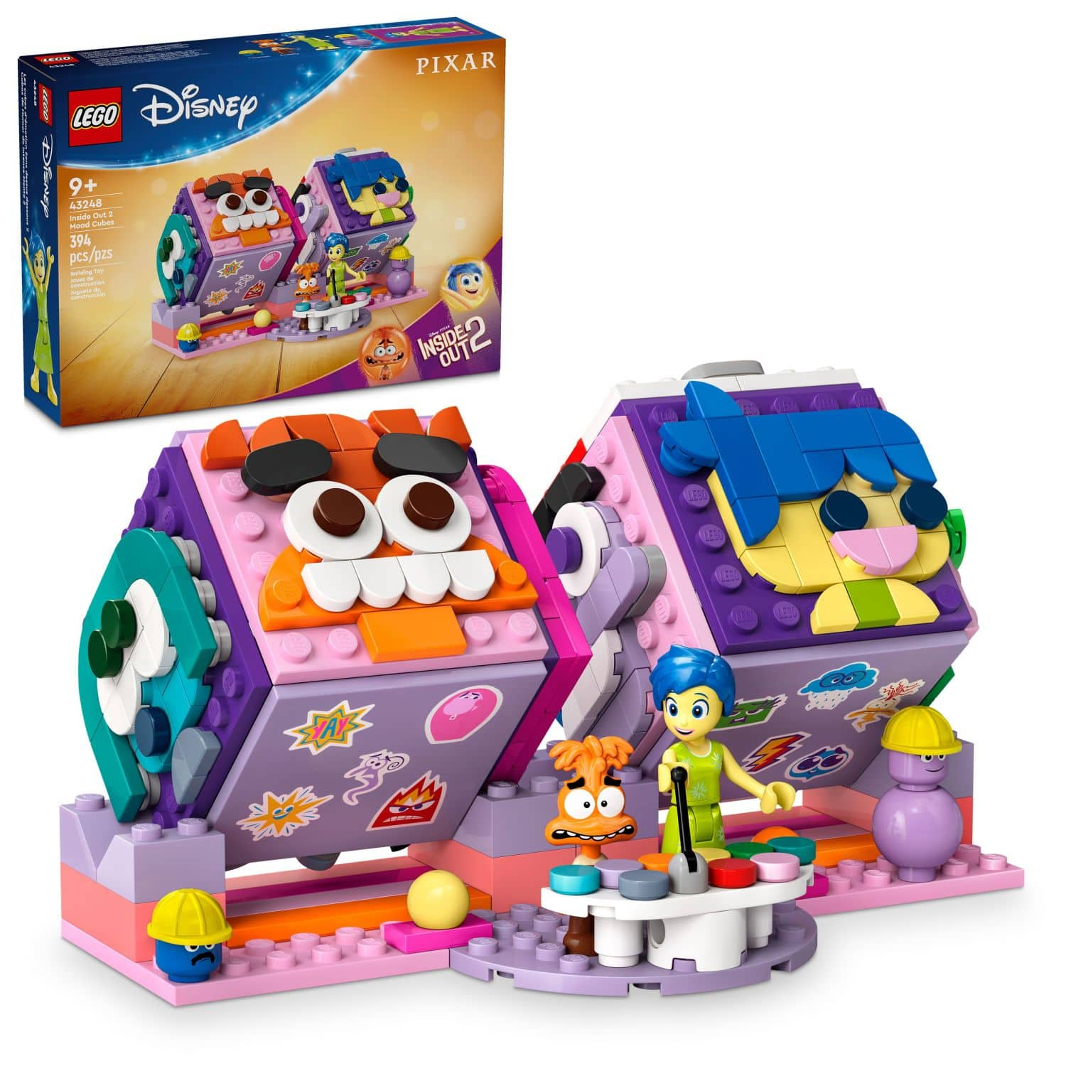 LEGO Disney Inside Out 2 Mood Cubes from Pixar Disney Toy Gift Idea 43248 6470739 Best Buy