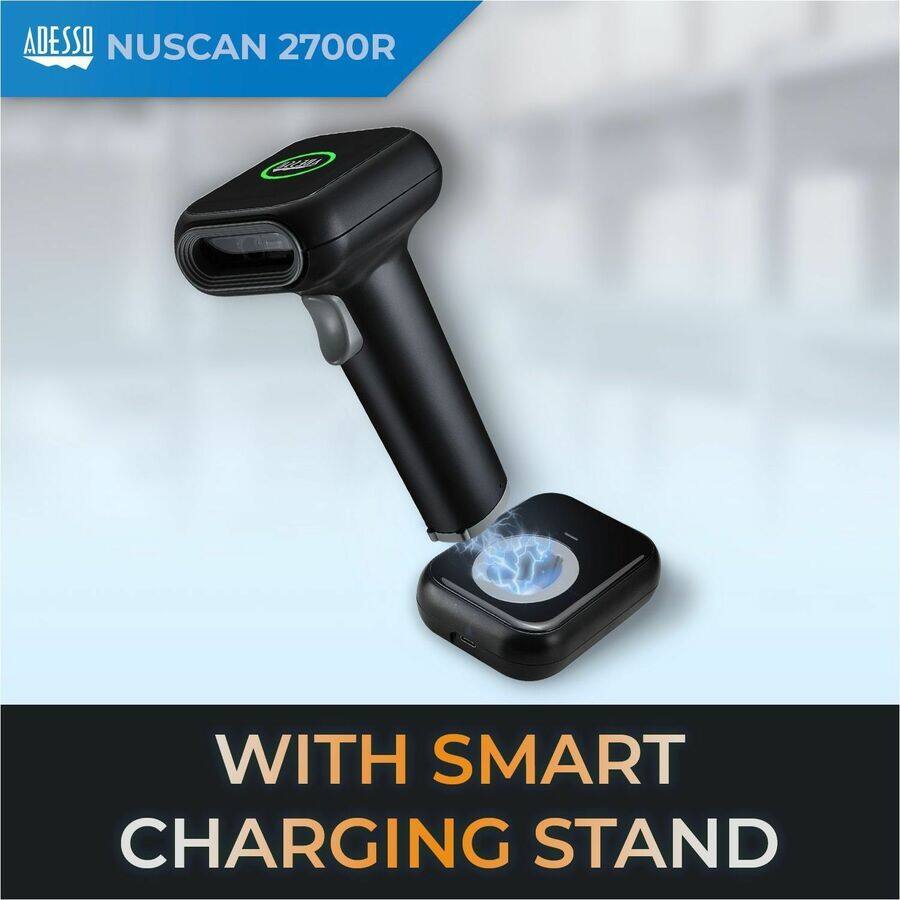ADESSO NUSCAN 2700R  
WITH SMART CHARGING STAND
