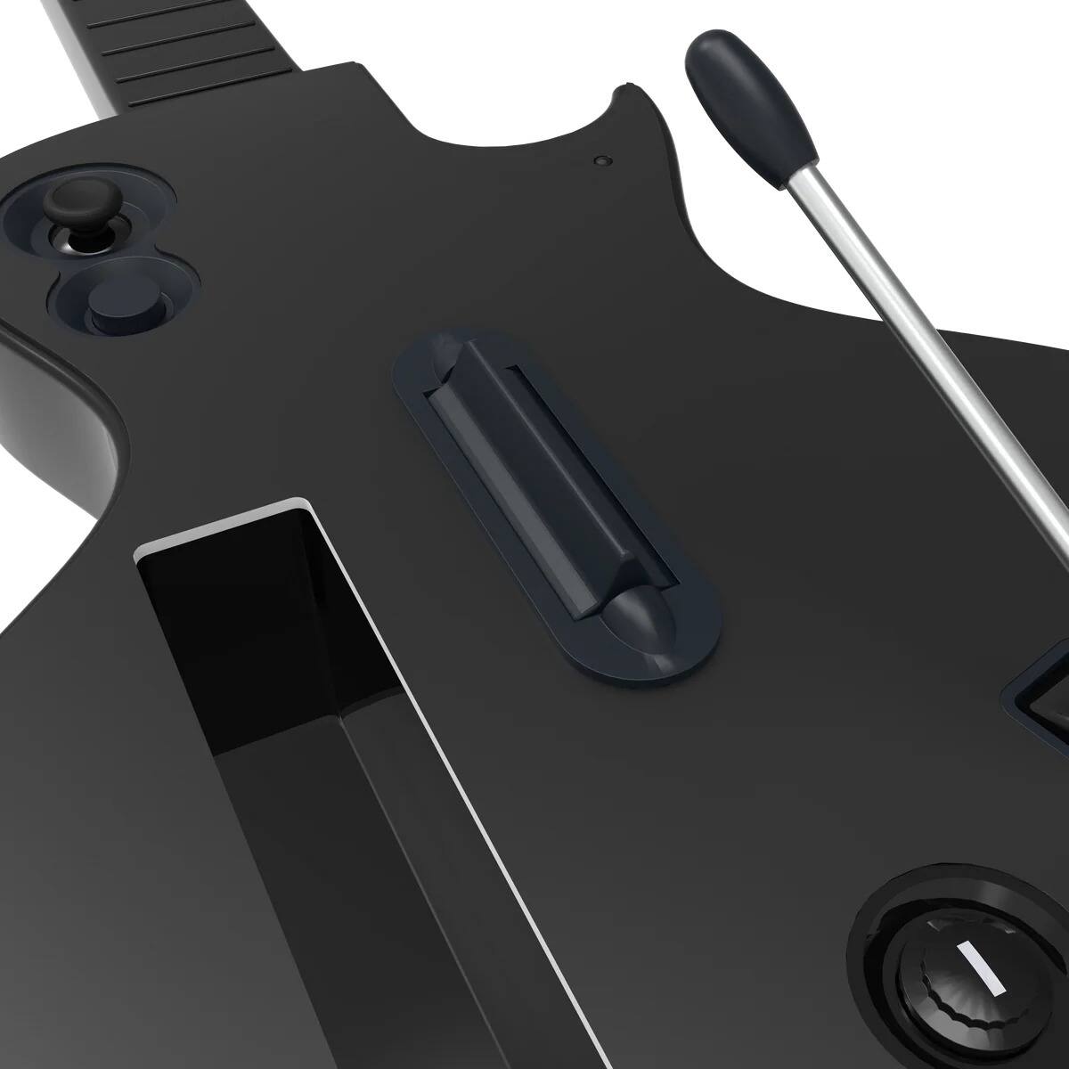 Alt View 2. Hyperkin - Hyperkin "Hyper Strummer" Wireless Guitar for Wii - Black - Black.