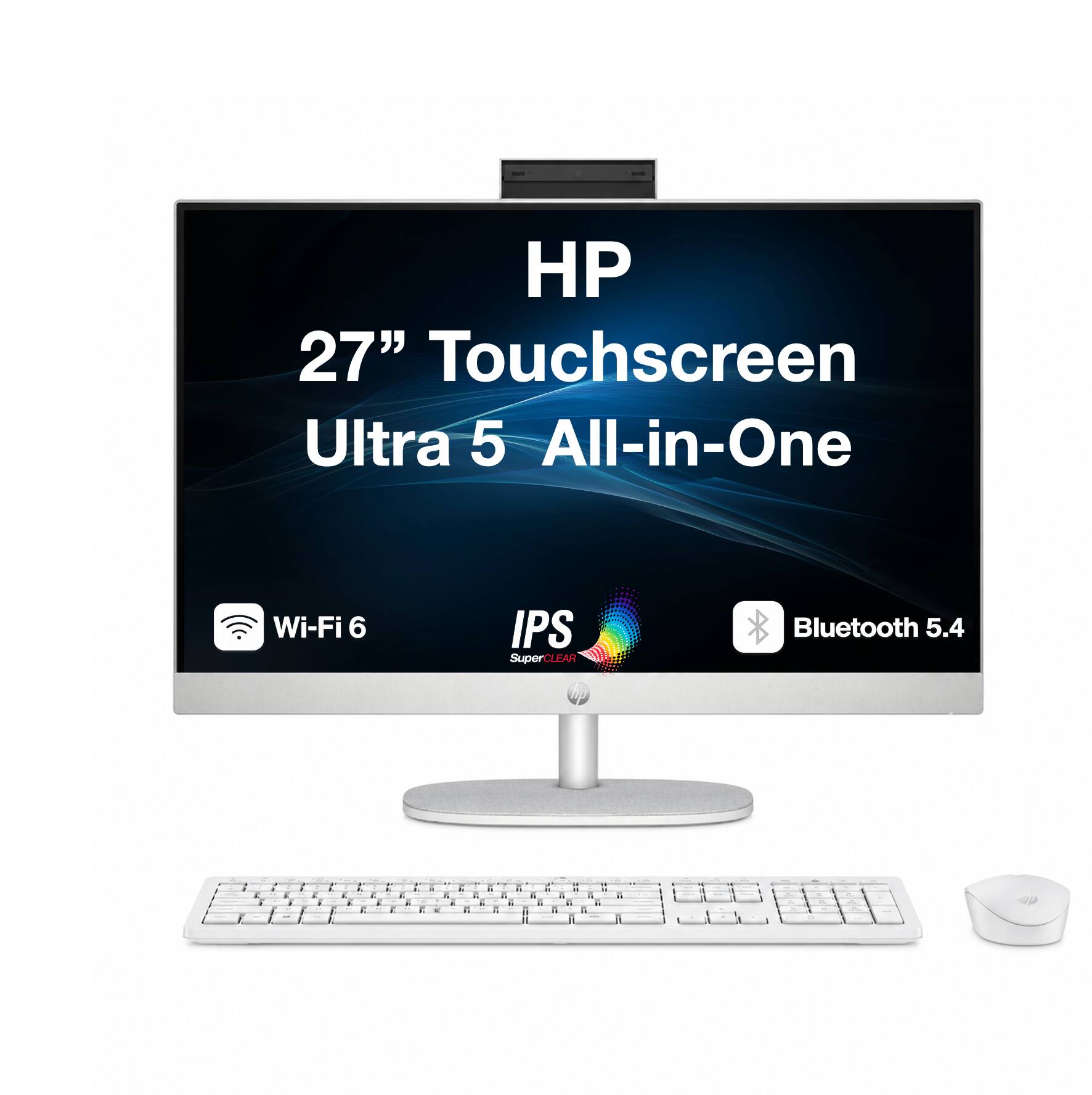 HP 27" Touchscreen Ultra 5 All-in-One Wi-Fi 6 IPS SuperCLEAR Bluetooth 5.4