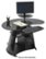 Front Zoom. Calico Designs - Neptune Gaming Computer Desk - Black.