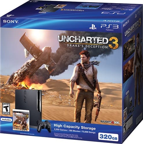 250GB PlayStation 3 slim Uncharted 2 bundle leaked?