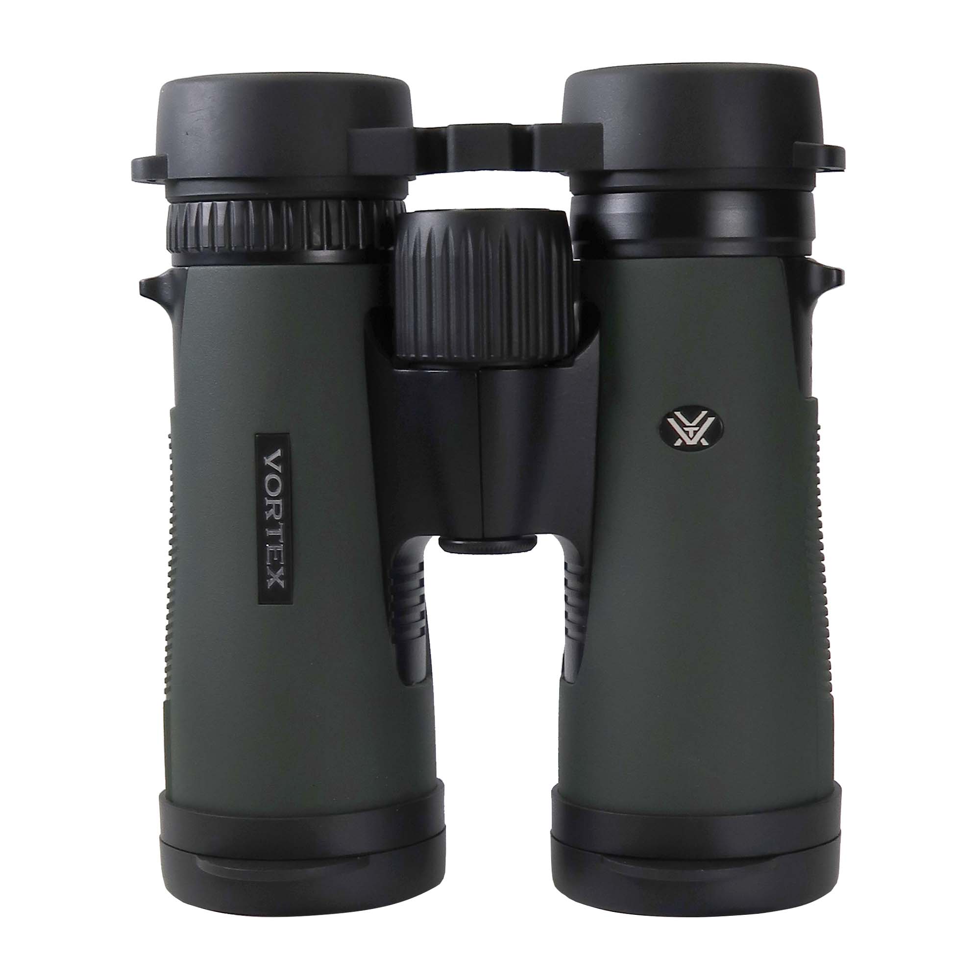 Front. Vortex - Vortex 10x42 Diamondback HD Binoculars - Green.