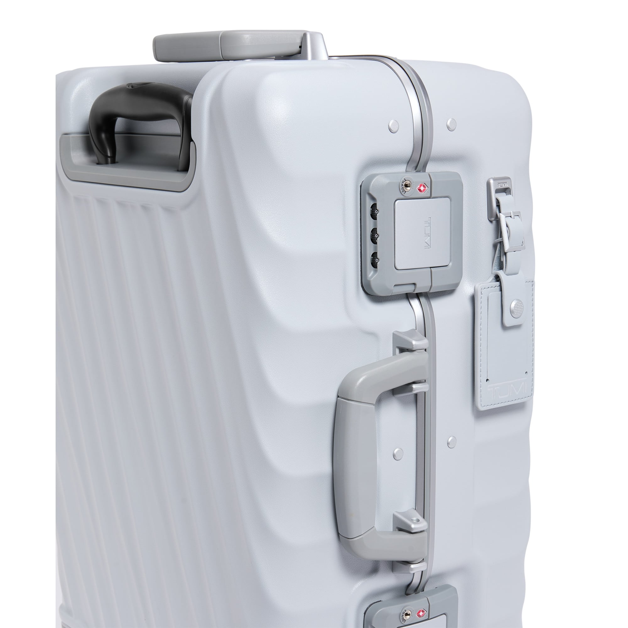 TUMI 19 Degree Frame International 4 Wheel Carry On Pearl Gray Texture ...