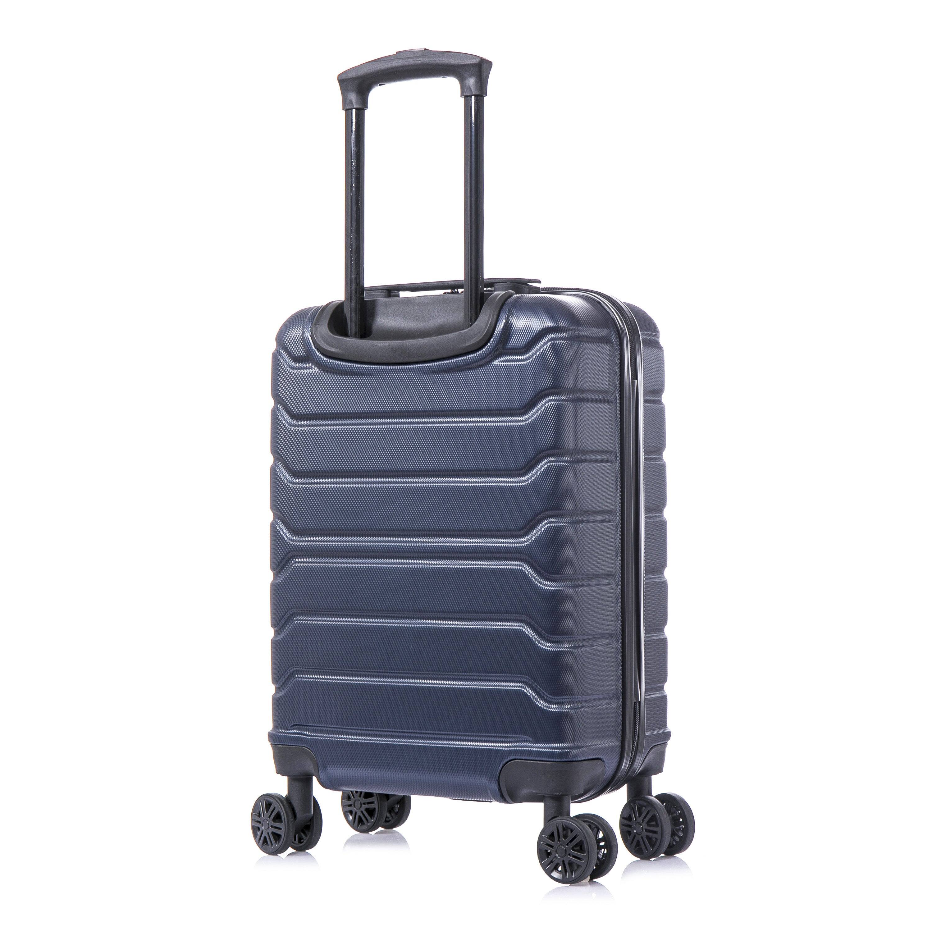 Alt View 4. InUSA - Trend lightweight hardside spinner luggage 20" carry-on - BLUE.