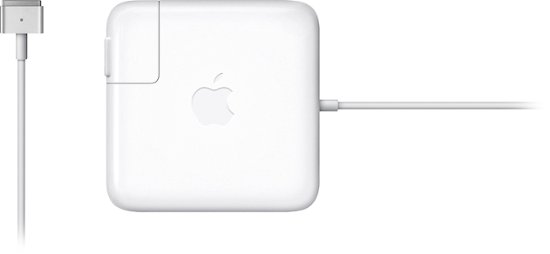 Apple 60w Magsafe 2 Power Adapter Macbook Pro With 13 Inch Retina Display White Md565ll A Best Buy