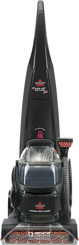  BISSELL - Lift-Off Pet Upright Deep Cleaner with Removable Handheld Spot Cleaner - Black/Magenta