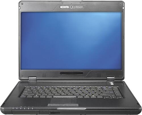 Front Standard. GammaTech - Rugged Durabook 15.6" Laptop - 4GB Memory - 500GB Hard Drive - Silver/Black.