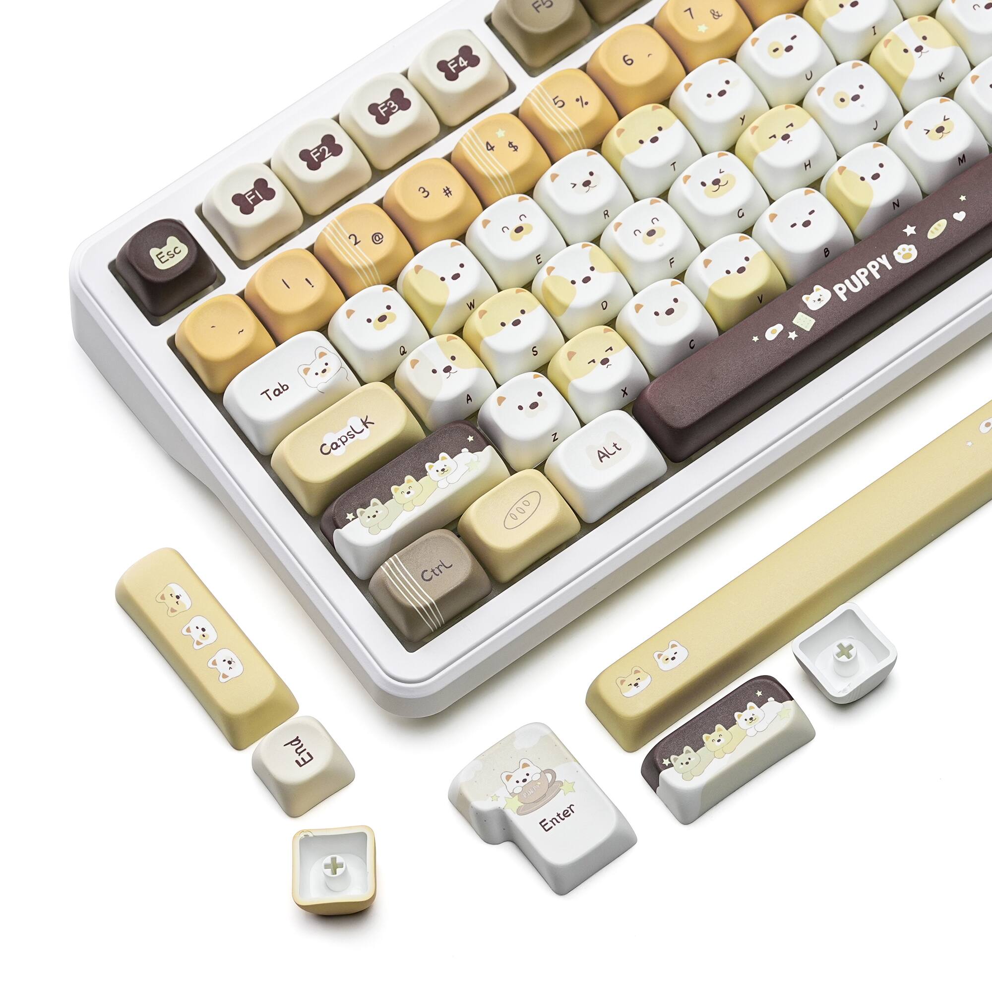F5
F7 &
Esc
F1
F2
F3
F4 3
$
5 %
6
N PUPPY
M
Tab CapsLK
Ctrl
000
X Alt

End +
Enter