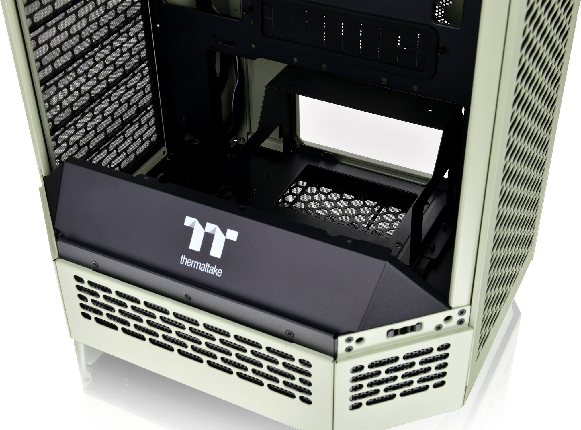 Alt View 28. Thermaltake - The Tower 300 Micro ATX PC Case - Matcha Green.