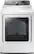 Front. Samsung - 7.4 Cu. Ft. 11-Cycle Steam Gas Dryer - White.