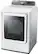 Left. Samsung - 7.4 Cu. Ft. 11-Cycle Steam Gas Dryer - White.