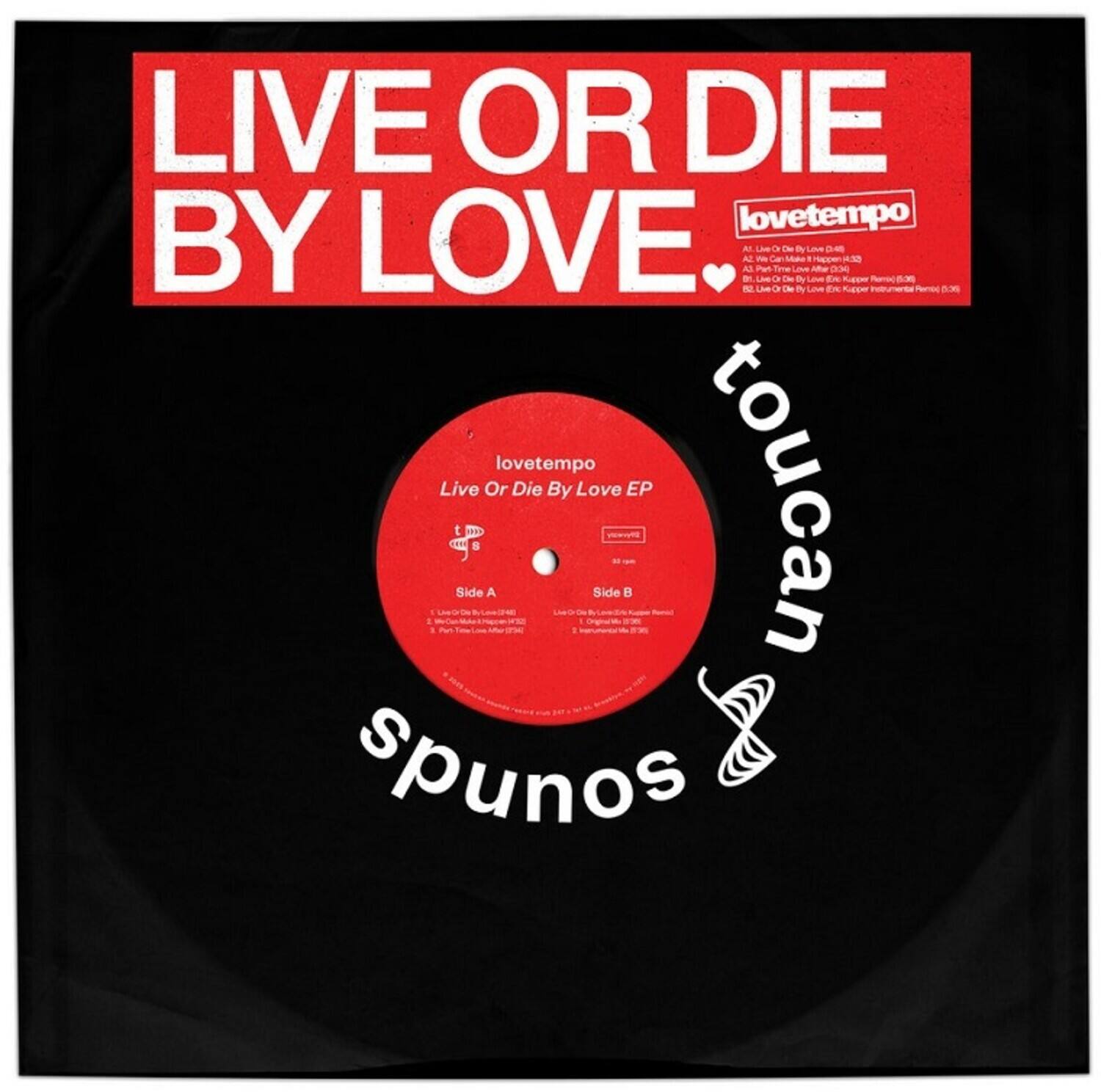 Lovetempo - Live Or Die By Love   - 12-INCH SINGLE [12 inch Vinyl Single]