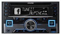 Front Zoom. Alpine - CD - Built-In Bluetooth - Apple® iPod®-/Satellite Radio-Ready - In-Dash Receiver - Black.