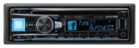 Front Zoom. Alpine - CD - Built-in Bluetooth - Apple® iPod®-/Satellite Radio-Ready - In-Dash Receiver - Black.