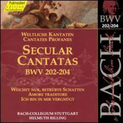 Helmuth Rilling - Secular Cantatas BWV 202-204  - COMPACT DISCS