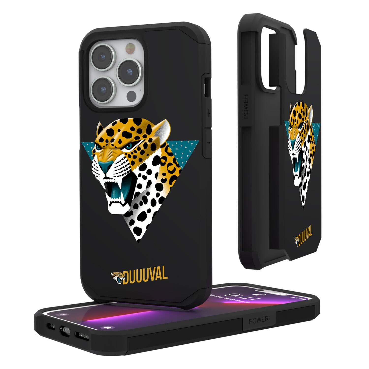 Keyscaper - NFL - Jacksonville Jaguars - iPhone Rugged Case - 14 Pro Max - Black price history on PriceWatchPro