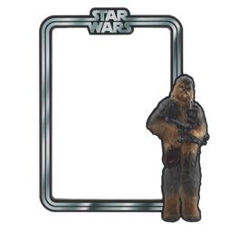Star Wars - Chewbacca MEGA Funky Chunky Magnet Frame | Toynk Exclusive - Black