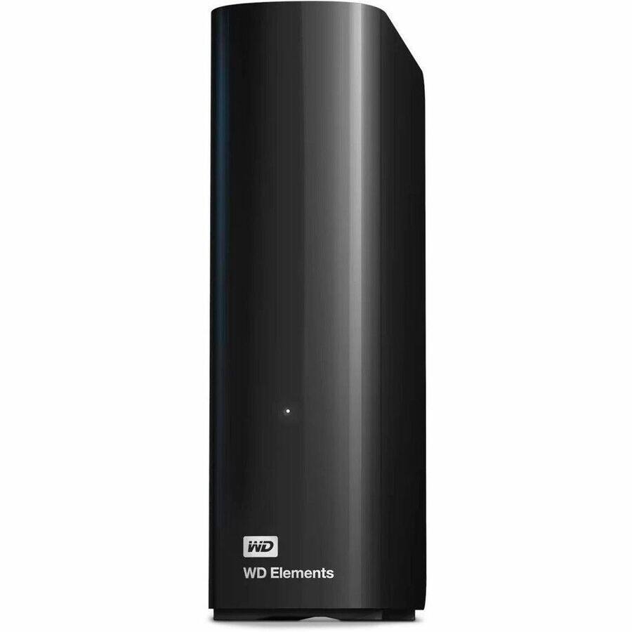 Alt View 4. Western Digital - WD Elements WDBWLG0260HBK-NESN 26 TB Desktop Hard Drive - External - Black - USB 3.2 (Gen 1) Micro-B - Black.