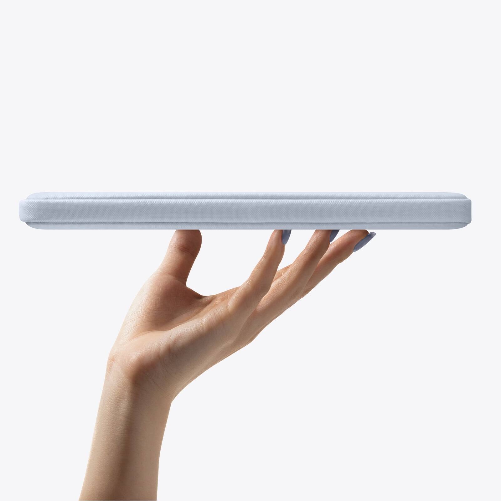 Alt View 3. tomtoc - Light-A18 Slim Laptop Sleeve Case for 13-inch MacBook Neo A18 Pro Chip 2026 - Light Blue.