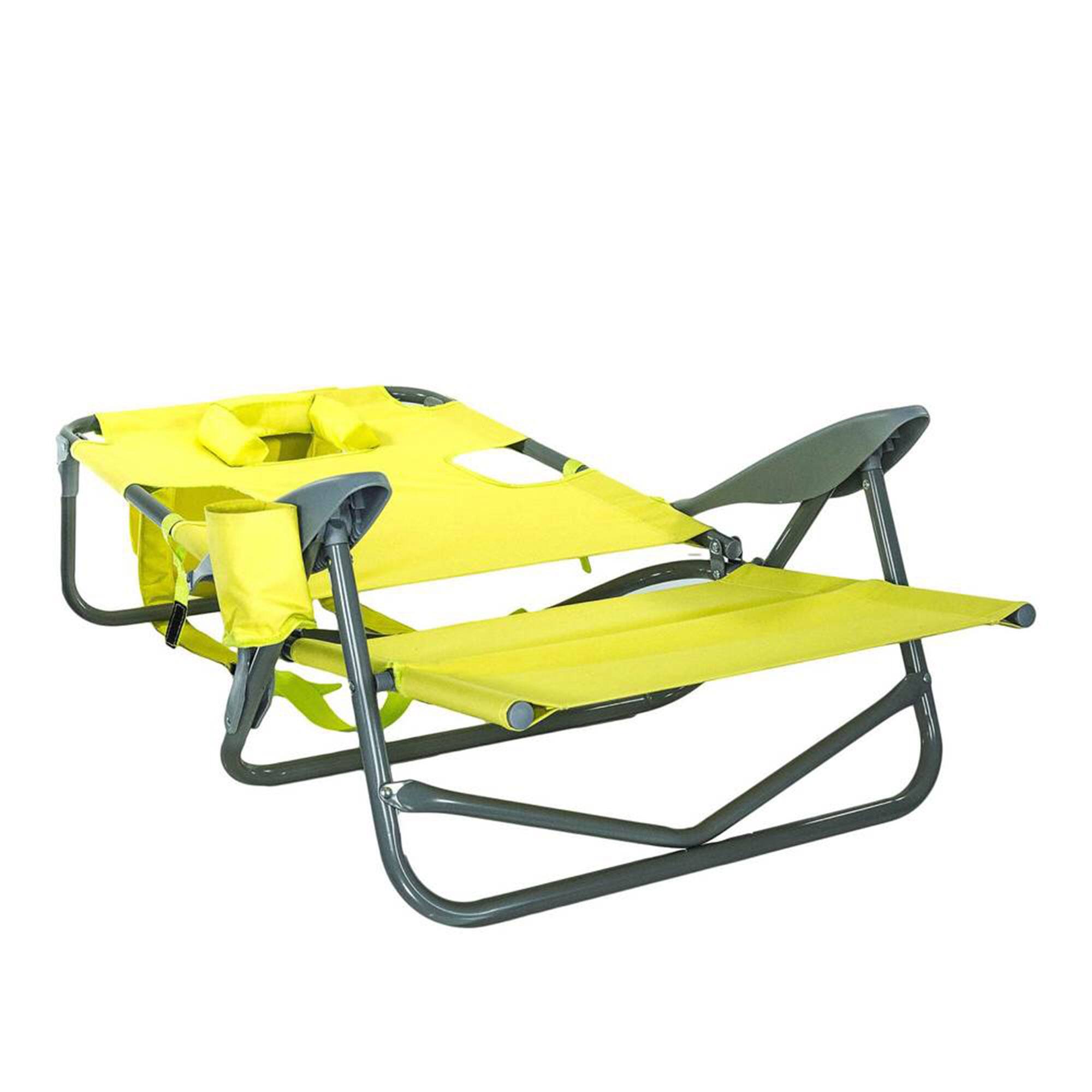 Alt View 7. Ostrich - Ostrich On-Your-Back Outdoor Reclining Beach Lounge Pool Camping Chair, Green - Green.