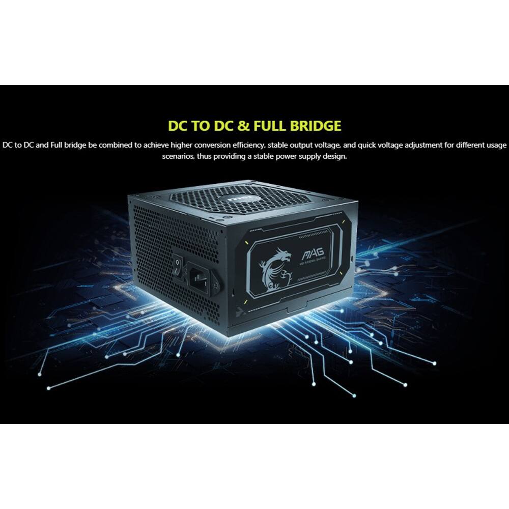 DC TO DC & FULL BRIDGE

DC to DC and Full bridge are combined to achieve higher conversion efficiency, stable output voltage, and quick voltage adjustment for different usage scenarios, thus providing a stable power supply design.