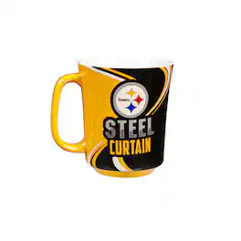 Evergreen Enterprises - Pittsburgh Steelers 14oz. Ceramic Mug with Matching Box - Multicolor