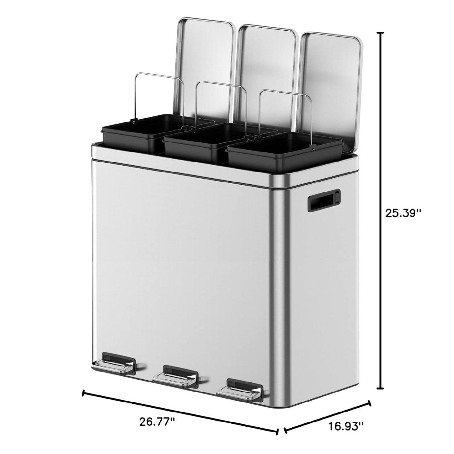 25.39"  
26.77"  
16.93"