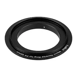 Fotodiox - 52mm Macro Reverse Ring for Fuji X-Mount Cameras - Reverse Filter Thread to Camera Mount Adapter