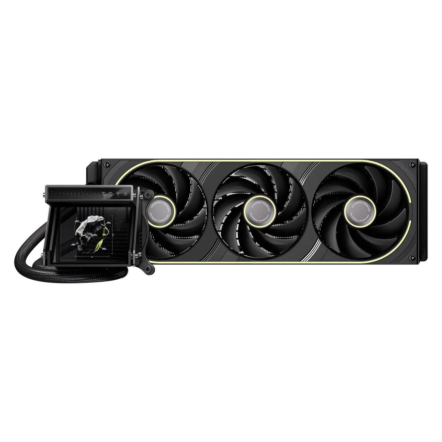 TRYX - HOLO ARGB 360mm Holographic AIO Liquid Cooler - Black
