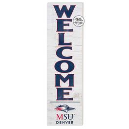Jardine - MSU Denver Roadrunners 10'' x 35'' Indoor/Outdoor Welcome Sign - White