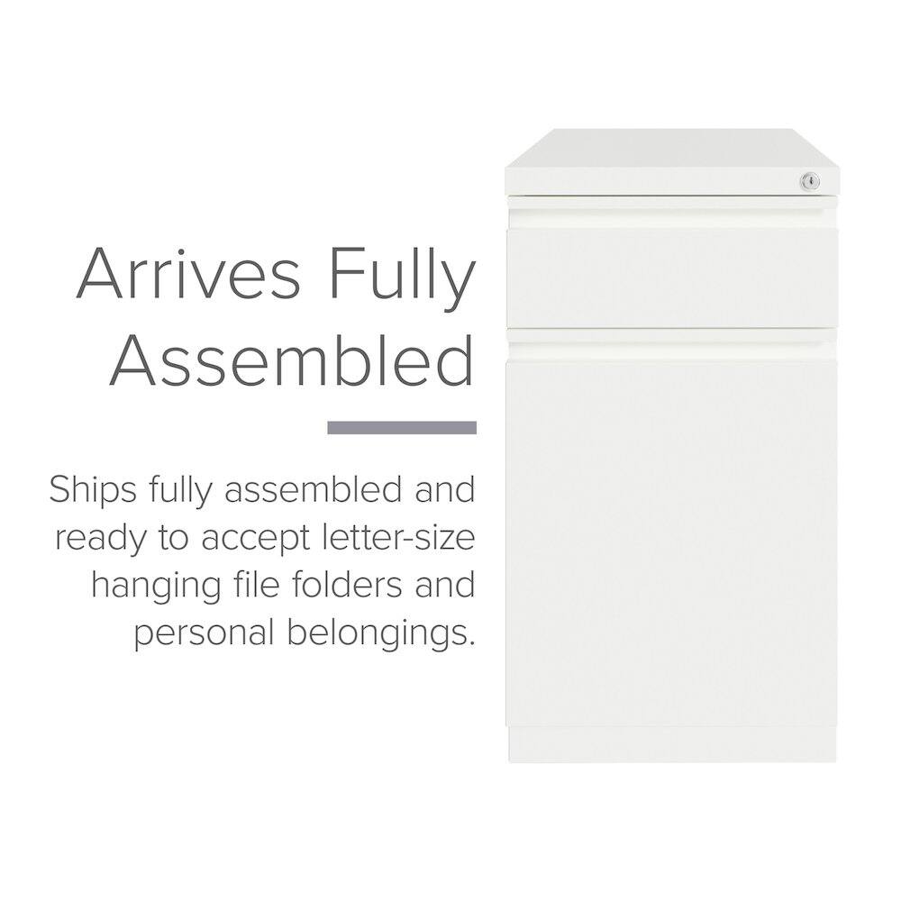 Arrives Fully Assembled

Ships fully assembled and ready to accept letter-size hanging file folders and personal belongings.