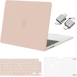 mosiso - Case for MacBook Air 13 inch M5 M4 M3 M2 A3449 A3240 A3113 A2681 (2022-2026) - Camel