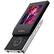Front Standard. RCA - Lyra 8 GB Flash Portable Media Player - Black.