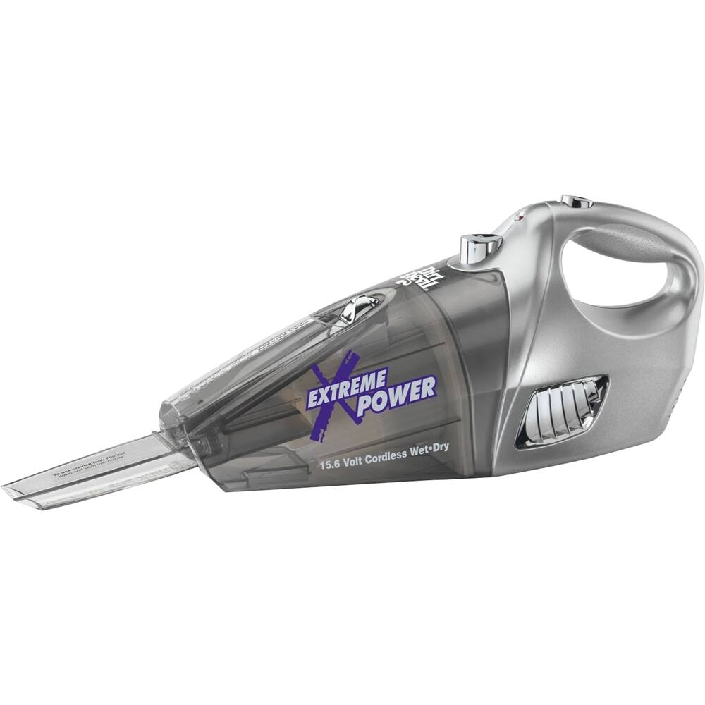 Dirt Devil - Extreme Power Wet/Dry Bagless Cordless Hand Vac - Gray - Larger Front